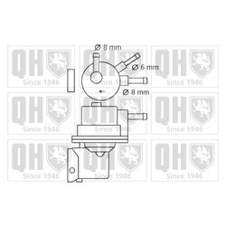 Palivové čerpadlo QUINTON HAZELL QFP277 - obr. 1