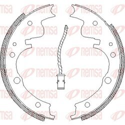 Brzdové čeľuste REMSA 4104.01