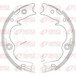 Brzdová čeľusť, parkovacia brzda REMSA 4252.00