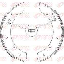 Brzdové čeľuste REMSA 4283.00