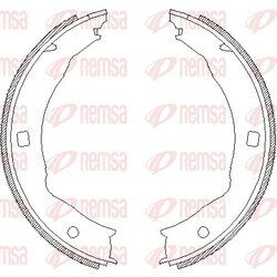 Brzdová čeľusť, parkovacia brzda REMSA 4717.00