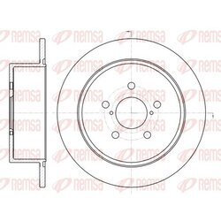 Brzdový kotúč REMSA 61300.00