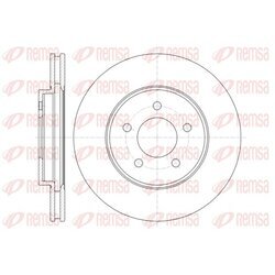 Brzdový kotúč REMSA 61376.10