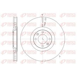 Brzdový kotúč REMSA 61470.10