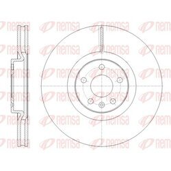 Brzdový kotúč REMSA 61797.10