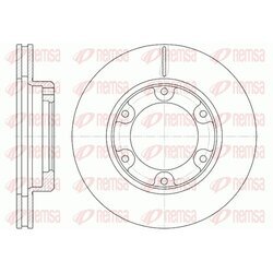 Brzdový kotúč REMSA 6491.10