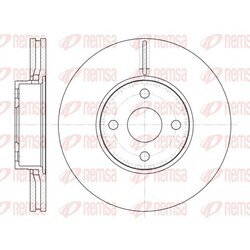 Brzdový kotúč REMSA 6704.10
