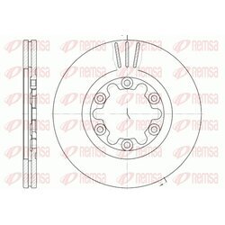 Brzdový kotúč REMSA 6882.10