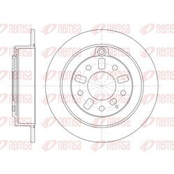 Brzdový kotúč REMSA 6923.00