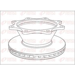 Brzdový kotúč REMSA NCA1012.20