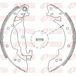Brzdové čeľuste REMSA 4027.00