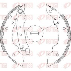 Brzdové čeľuste REMSA 4038.00