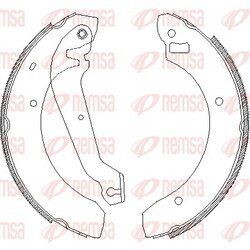 Brzdové čeľuste REMSA 4063.00