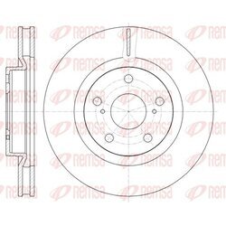 Brzdový kotúč REMSA 61189.10
