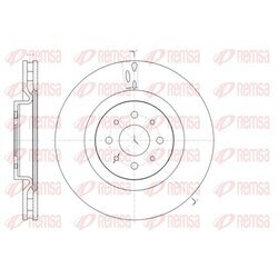 Brzdový kotúč REMSA 61391.10