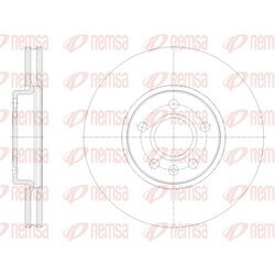 Brzdový kotúč REMSA 62124.10