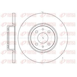 Brzdový kotúč REMSA 6860.00