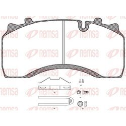 Sada brzdových platničiek kotúčovej brzdy REMSA JCA 1032.30