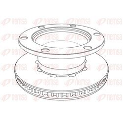 Brzdový kotúč REMSA NCA1125.20