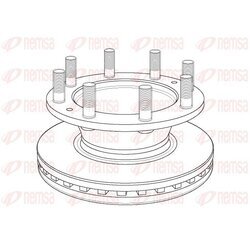 Brzdový kotúč REMSA NCA1162.20