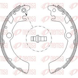 Brzdové čeľuste REMSA 4116.00