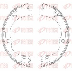 Brzdová čeľusť, parkovacia brzda REMSA 4500.00