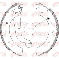 Brzdové čeľuste REMSA 4514.00