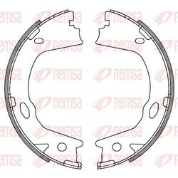 Brzdová čeľusť, parkovacia brzda REMSA 4657.00