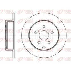 Brzdový kotúč REMSA 61088.00