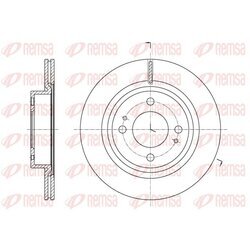Brzdový kotúč REMSA 61621.10