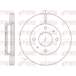 Brzdový kotúč REMSA 6376.10