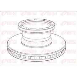 Brzdový kotúč REMSA NCA1011.20