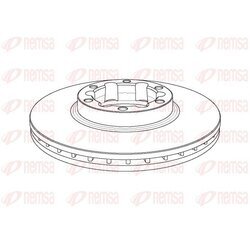 Brzdový kotúč REMSA NCA1150.20