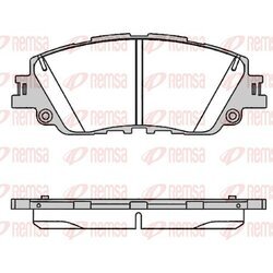 Sada brzdových platničiek kotúčovej brzdy REMSA 1787.00