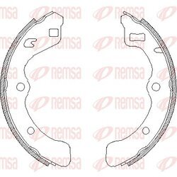 Brzdové čeľuste REMSA 4067.00