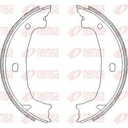Brzdová čeľusť, parkovacia brzda REMSA 4715.00