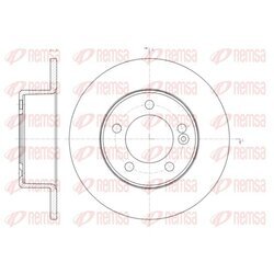 Brzdový kotúč REMSA 61433.00