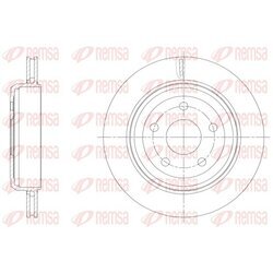 Brzdový kotúč REMSA 61513.10