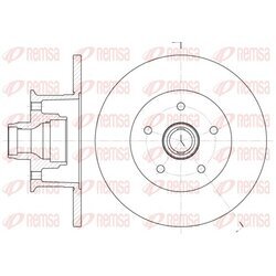 Brzdový kotúč REMSA 6468.00