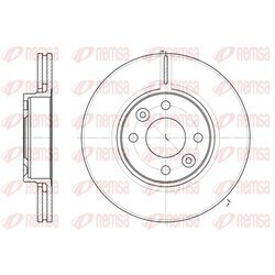 Brzdový kotúč REMSA 6683.10