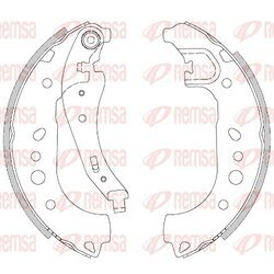 Brzdové čeľuste REMSA 4443.00