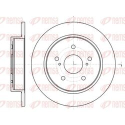 Brzdový kotúč REMSA 61480.00