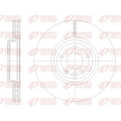 Brzdový kotúč REMSA 62132.10