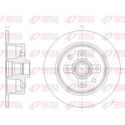 Brzdový kotúč REMSA 6217.00