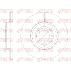 Brzdový kotúč REMSA 62544.10