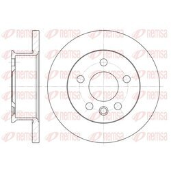 Brzdový kotúč REMSA 6414.00