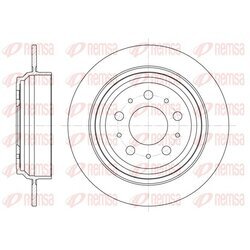 Brzdový kotúč REMSA 6924.00