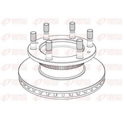 Brzdový kotúč REMSA NCA1149.20