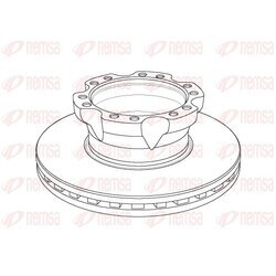 Brzdový kotúč REMSA NCA1154.20