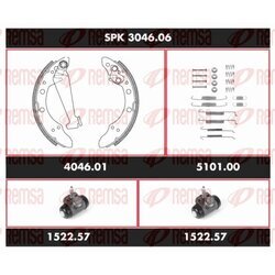 Sada bŕzd, Bubnová brzda REMSA SPK 3046.06